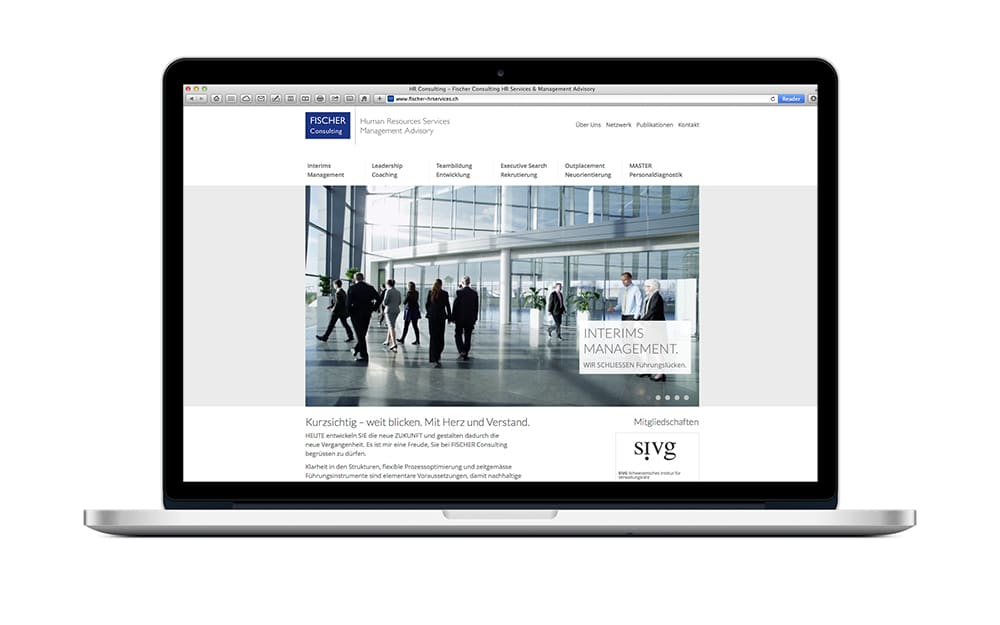 Webdesign für HR