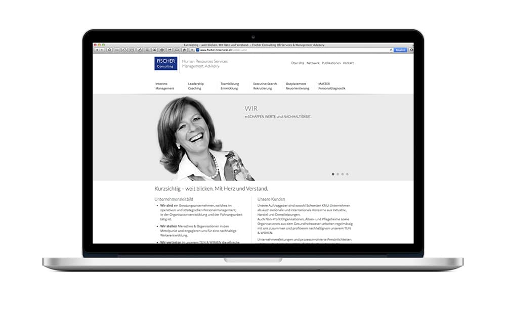 Website Template für HR