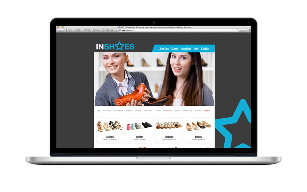 WordPress Theme Schuhe