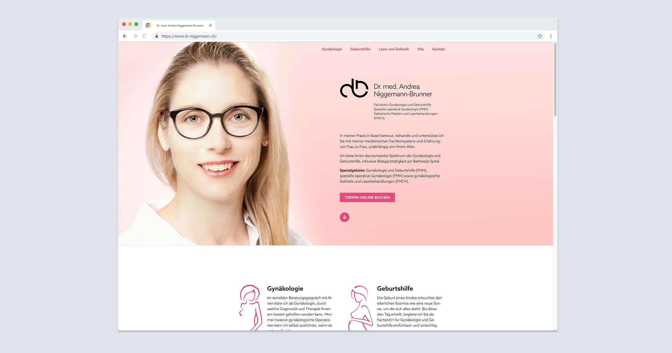 webdesign frauenarzt